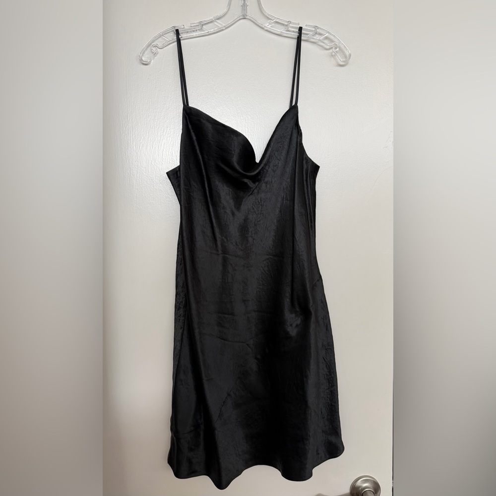 VGUC Aritzia Babaton Black Mini Slip Dress